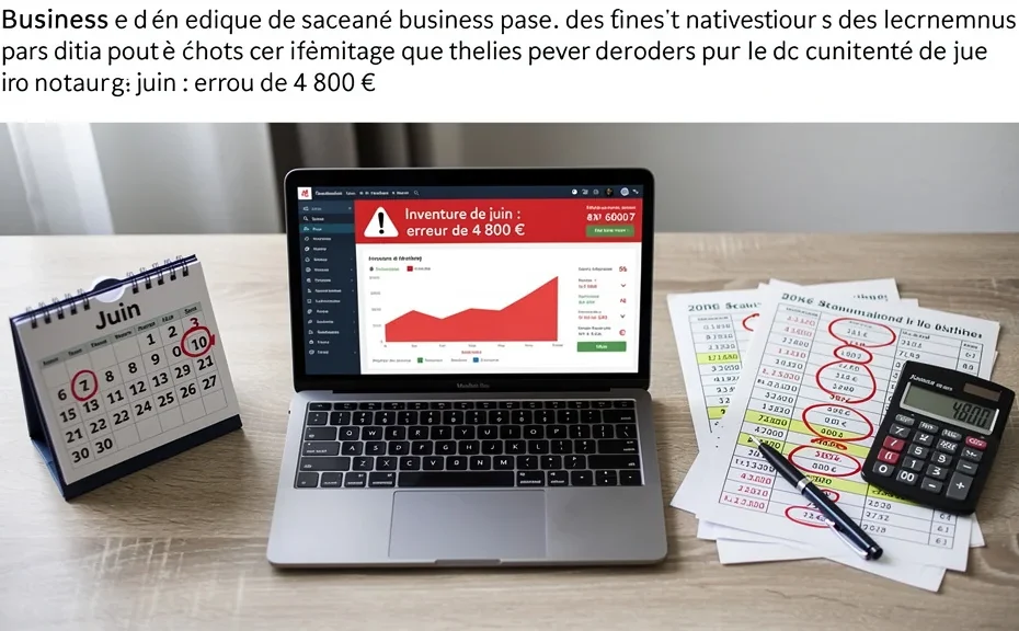Mon inventaire bâclé de juin m’a coûté 4 800 euros dans les comptes