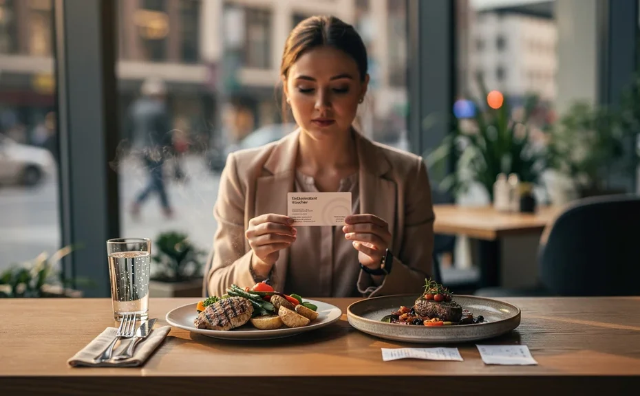 Comparaison des titres-restaurant indépendants et des repas classiques en contexte de pause déjeuner